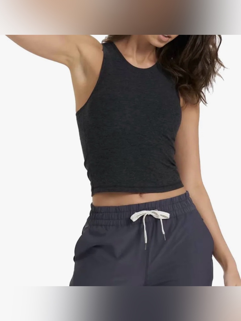 Vuori Women’s Black Women's Sleeveless Tank Top with Built in Bra Size M/L